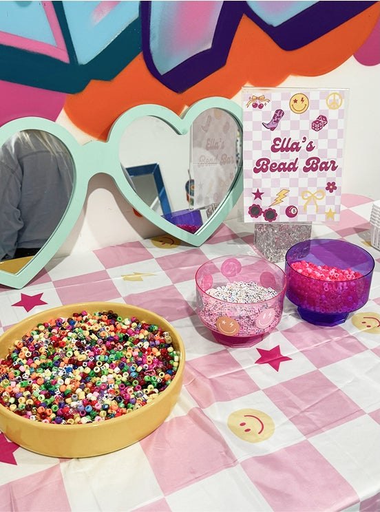 Bead bar and party décor